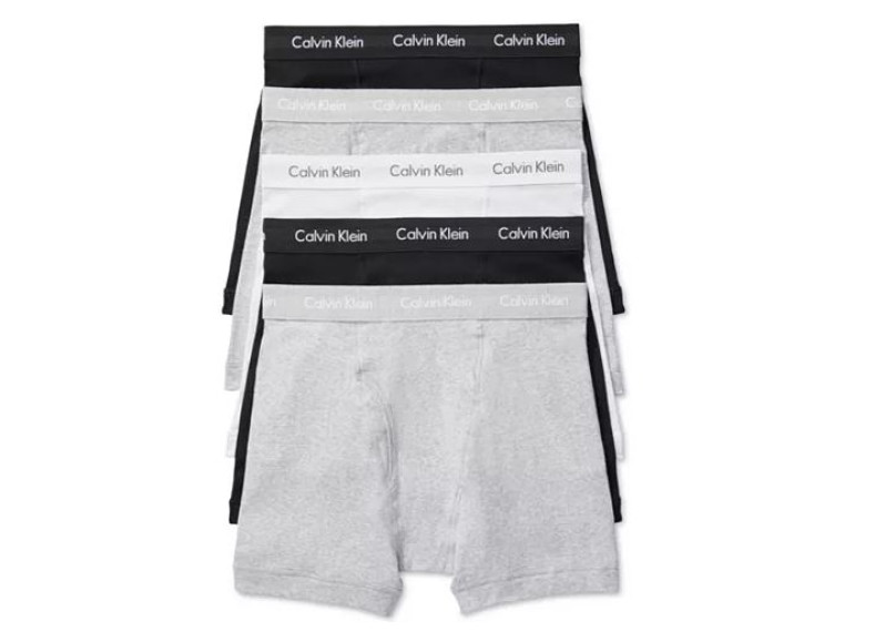 Calvin Klein Men's Underwear 5 Pack Cotton Boxer